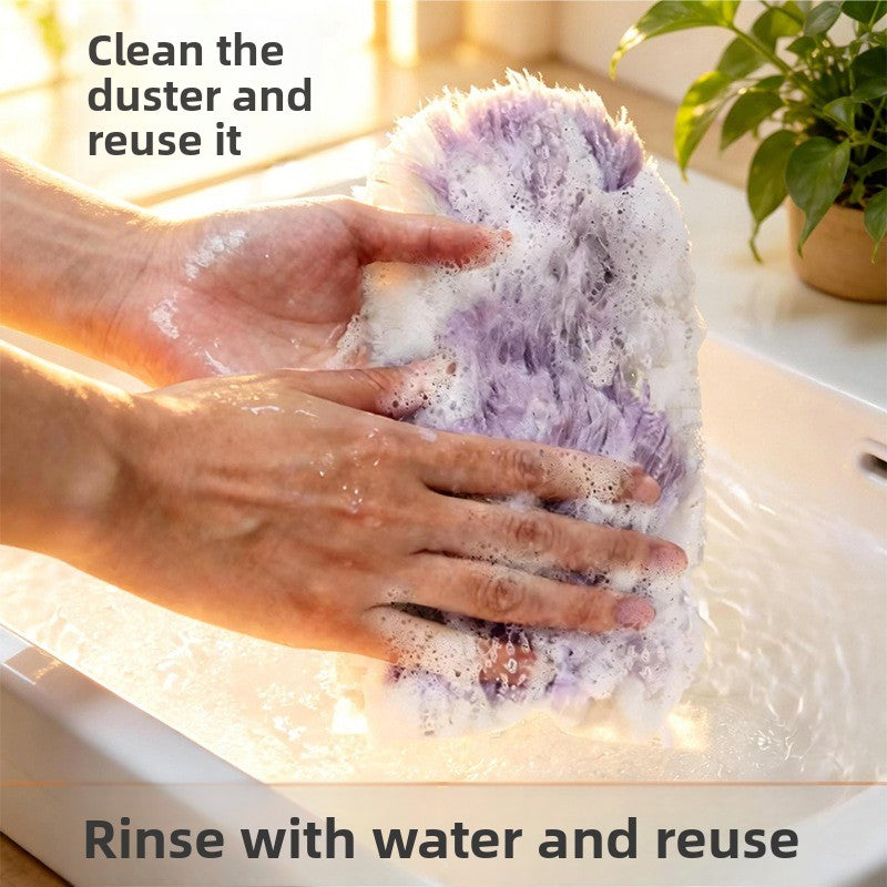 Retractable Electrostatic for Dust for Duster for Household Use, Lazy Cleaning Tool with Electrostatic Cloth Head for Dust Absorption And Removal