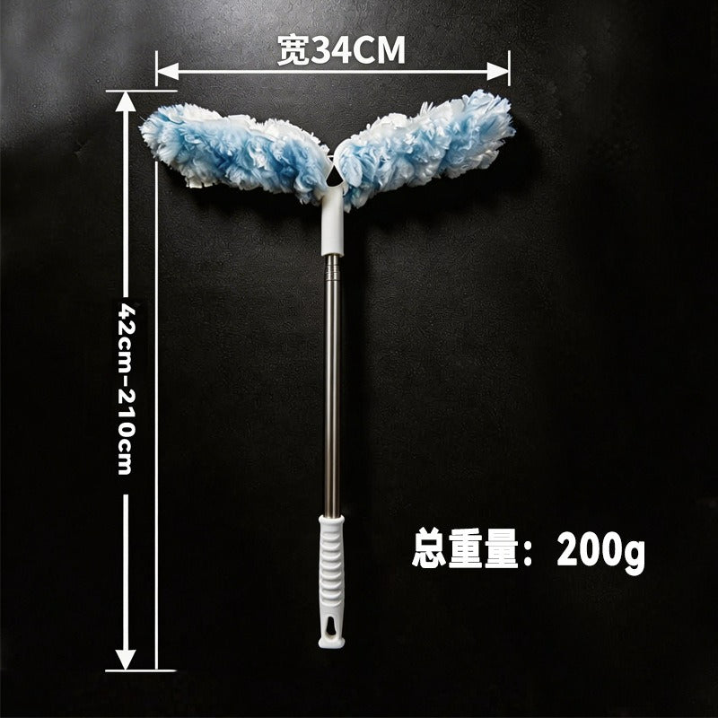 Retractable Electrostatic for Dust for Duster for Household Use, Lazy Cleaning Tool with Electrostatic Cloth Head for Dust Absorption And Removal