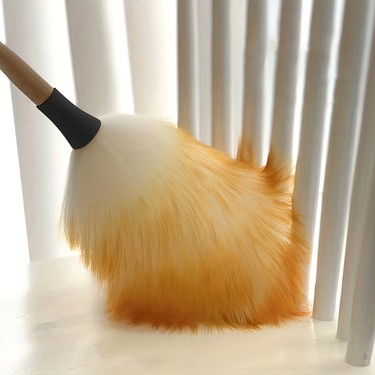 Washable Wool Duster for Cleaning, Suitable for Household And Car Use, Effective for Sweeping Dust And Maintaining a Tidy Home