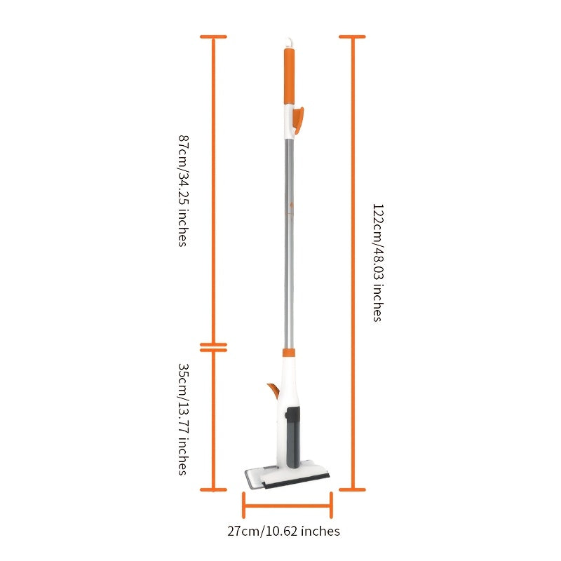 Window Cleaner with Front and Rear Wipers + Expandable Sprayer - Window Vacuum Squeegee - Complete Set Suitable for Glass, Windows, and Mirrors - Quick-Drying - Window Cleaning Tool - Car Window Cleaning Spray