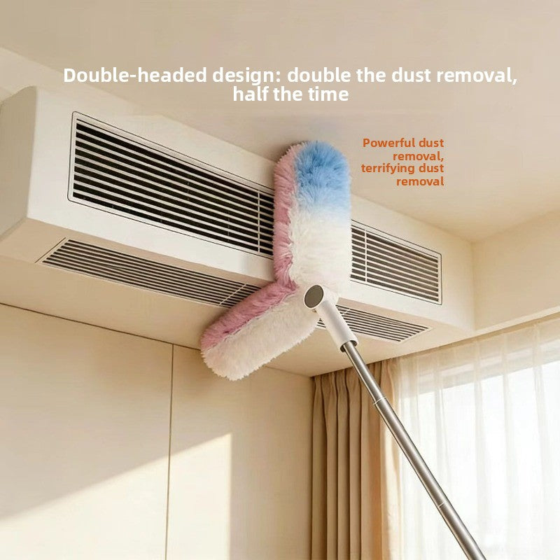 Retractable Electrostatic for Dust for Duster for Household Use, Lazy Cleaning Tool with Electrostatic Cloth Head for Dust Absorption And Removal
