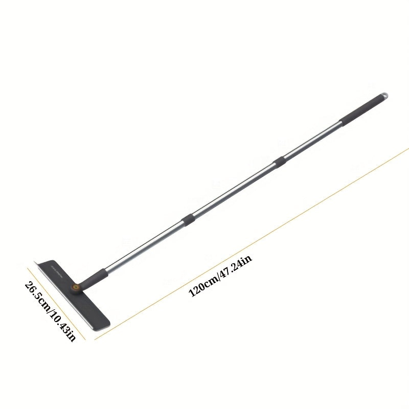 Joybos Window Squeegee, 360-degree Swivel Brush Squeegee for Window Cleaning, Dual-purpose Glass Squeegee, High-altitude Window Cleaning Tool, Window Squeegee with Extension Pole, Bathroom Mirror, Car Window, Windshield Cleaner Tool.